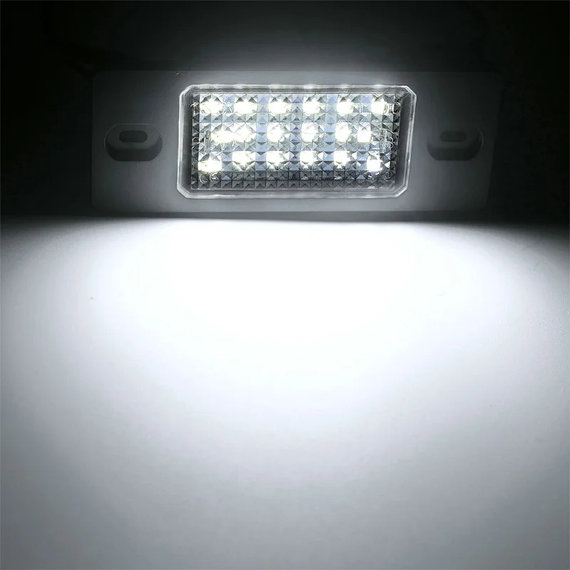 Extra Strong Canbus LED license plate light for Porsche Cayenne 1 for VW Golf5 Passat Tiguan for Skoda Fabia 1