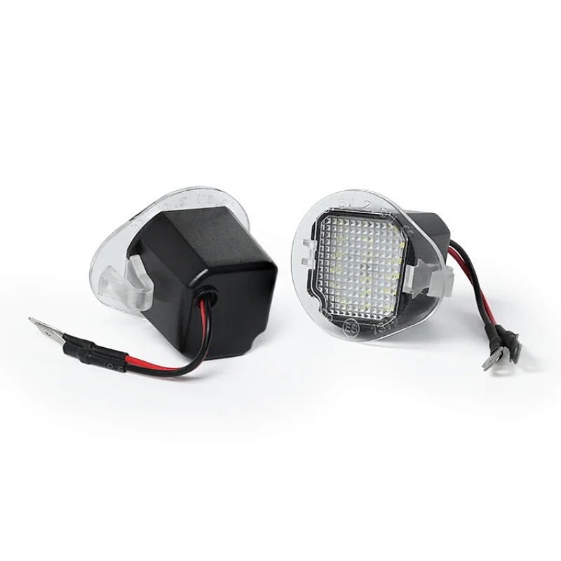 2PCS For Jeep Cherokee LED under mirror puddle light OE socket