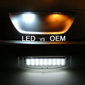 Wholesale LED Rear Tail License Number Plate Light Lamp for Toyota Prius Echo Yaris Camry