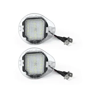 2PCS For Jeep Cherokee LED under mirror puddle light OE socket