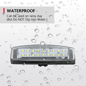 Wholesale LED Rear Tail License Number Plate Light Lamp for Toyota Prius Echo Yaris Camry