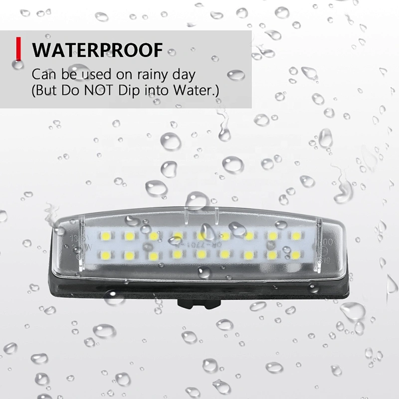 Wholesale LED Rear Tail License Number Plate Light Lamp for Toyota Prius Echo Yaris Camry