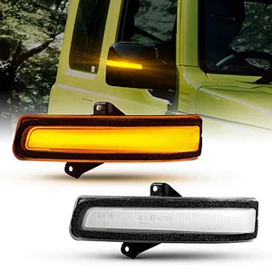 2Pcs Dynamic LED Turn Signal Light Side Wing Rearview Mirror Sequential Turn Signal Lamp for Suzuki JIMNY 2019 2020