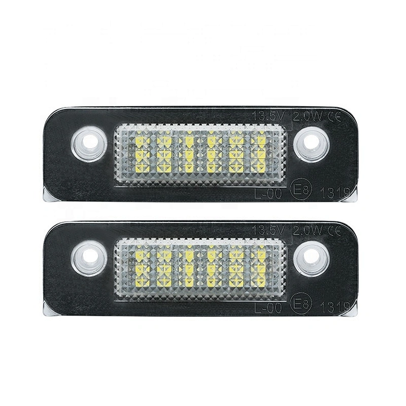 2x LED License Number Plate Light Canbus For Ford Fiesta Fusion Mondeo MKII