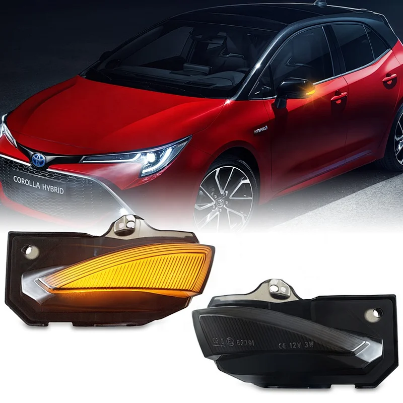 Dynamic LED Mirror Turn Signal Light  for Toyota  Corolla 2019-2020