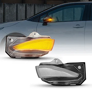 Clear  lens  Dynamic LED Mirror Turn Signal Light  for Toyota  Corolla 2019-2020