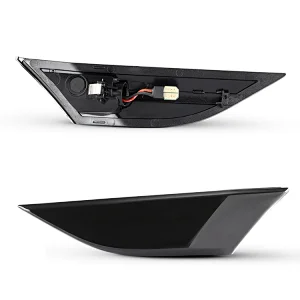 For Porsche  981 Boxster /991/911 led side marker Light turn signal lamp Flowing Black Lens