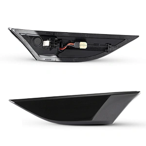 For Porsche  981 Boxster /991/911 led side marker Light turn signal lamp Flowing Black Lens