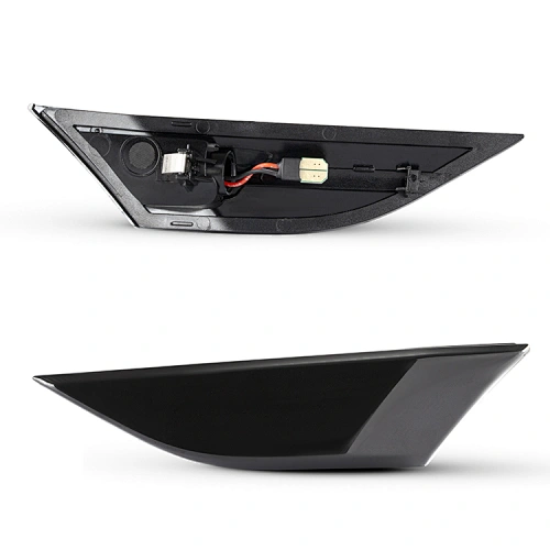 For Porsche  981 Boxster /991/911 led side marker Light turn signal lamp Flowing Black Lens