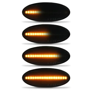 Smoke led turn signal side marker light for nissan Qashqai J10/ X-trail T31/Note E11/Juke Dynamic design