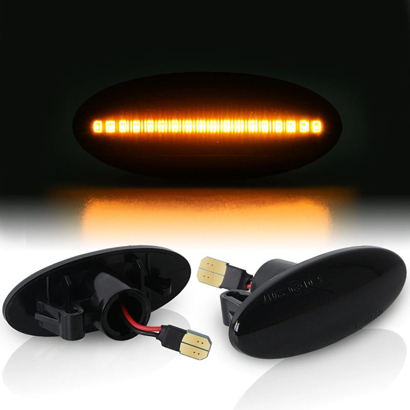Smoke led turn signal side marker light for nissan Qashqai J10/ X-trail T31/Note E11/Juke Dynamic design