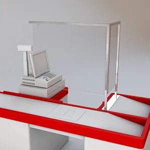 Cash register isolation board