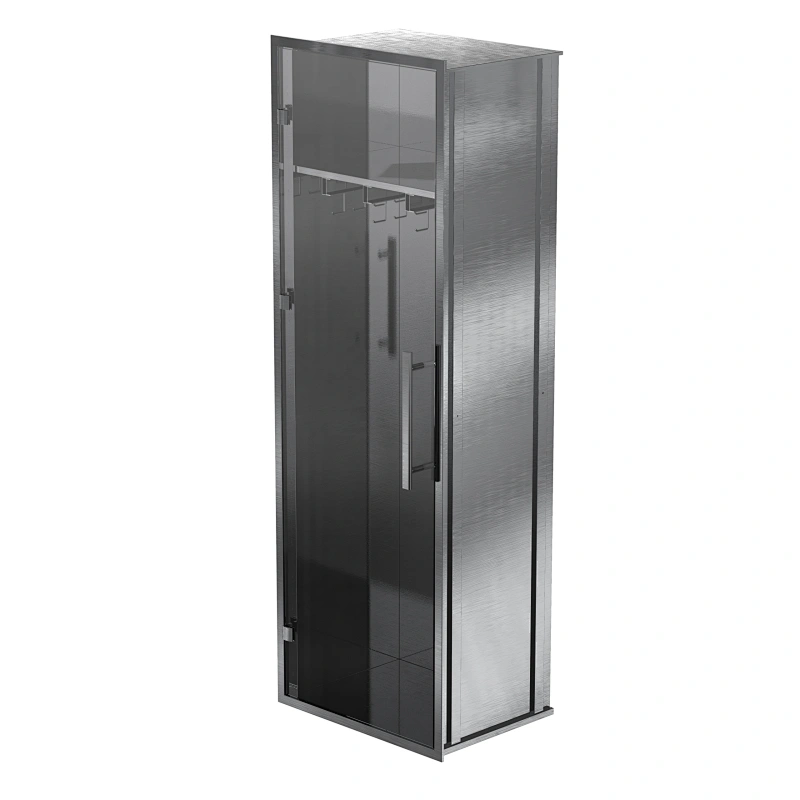 Gabinete de almacenamiento de catéteres con acero inoxidable