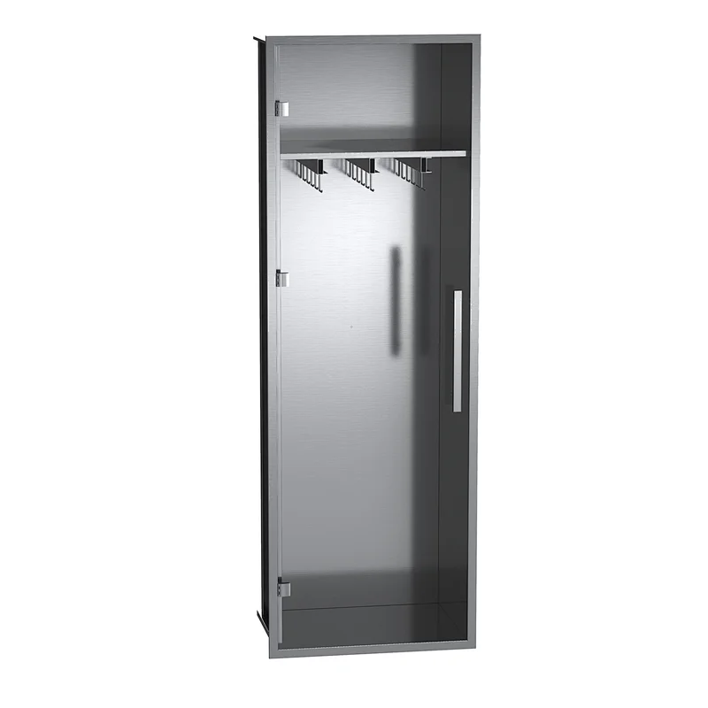 Box Catheter Cabinet in Stainless Steel
