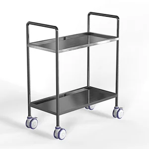 Medical Surgical Instrument Trolley in Stainless Steel