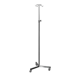 Adjustable stainless steel infusion stand