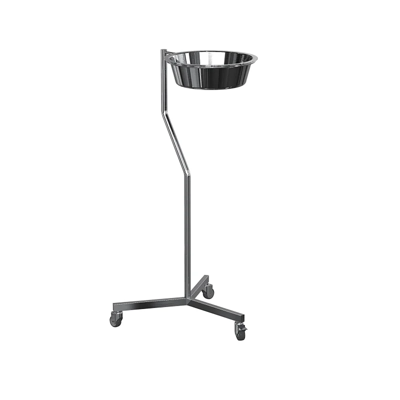 Medical Bowl Stand in Stainless Steel