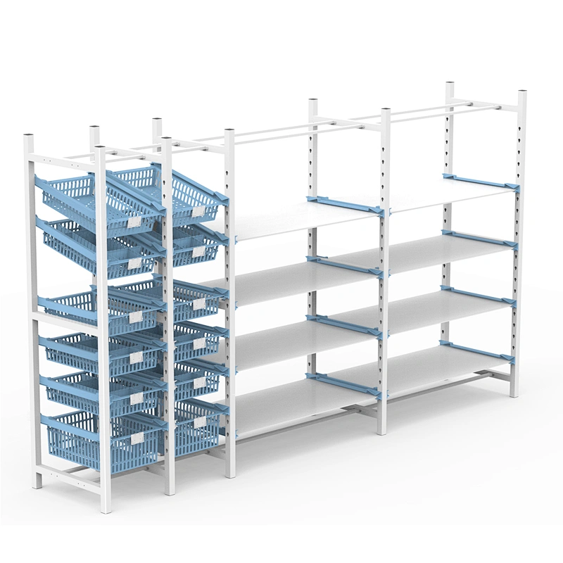 Healthcare Shelving in Stainless Steel