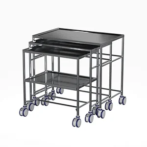 Stainless Steel Hospital Tray Cart