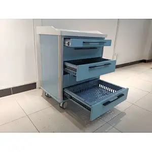 Powder Coasted Steel Ward Trolley