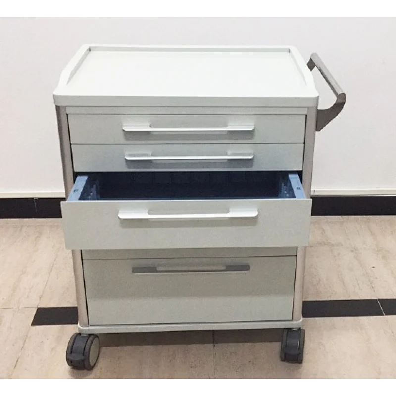 Hot Sales Emergency Trolley in Powder Coasted Steel