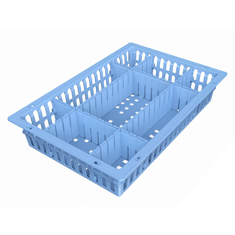 Modular Medical Polycarbonate Basket