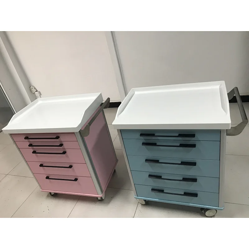 Hot Sales Ward Trolley in Powder Coasted Steel