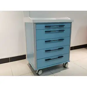Melamine Board Hospital Medical Cart