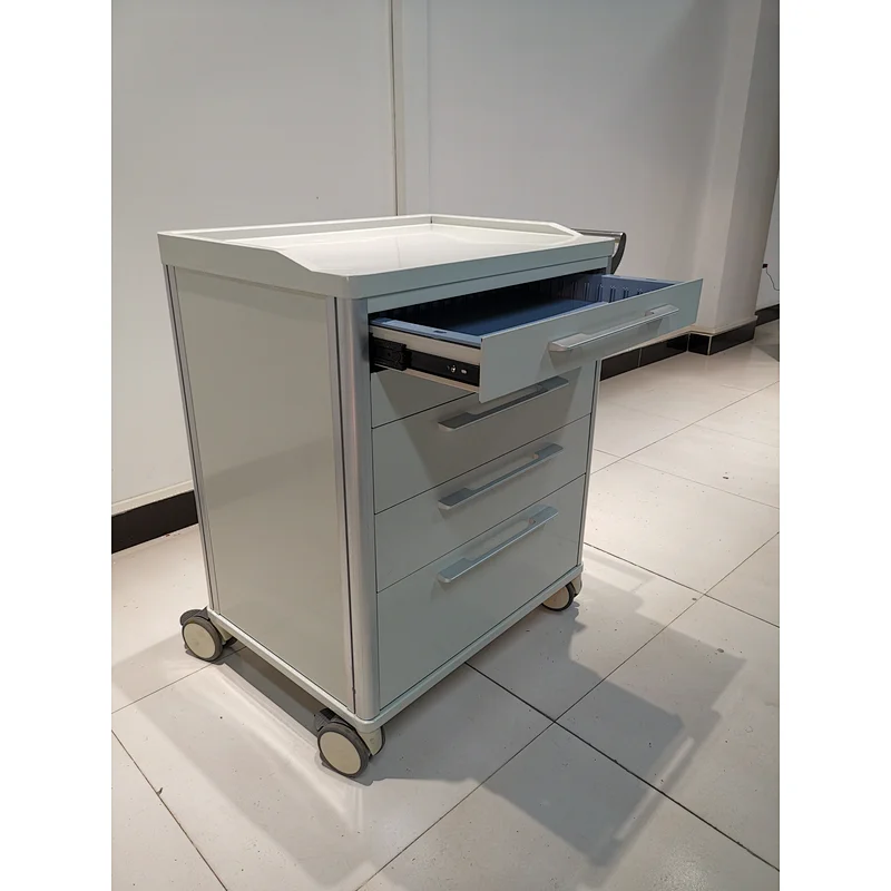 medical storage carts with wheels