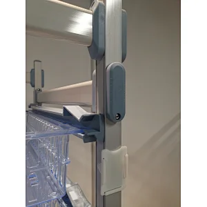 Adjustable Light Storage Shelves in Aluminum