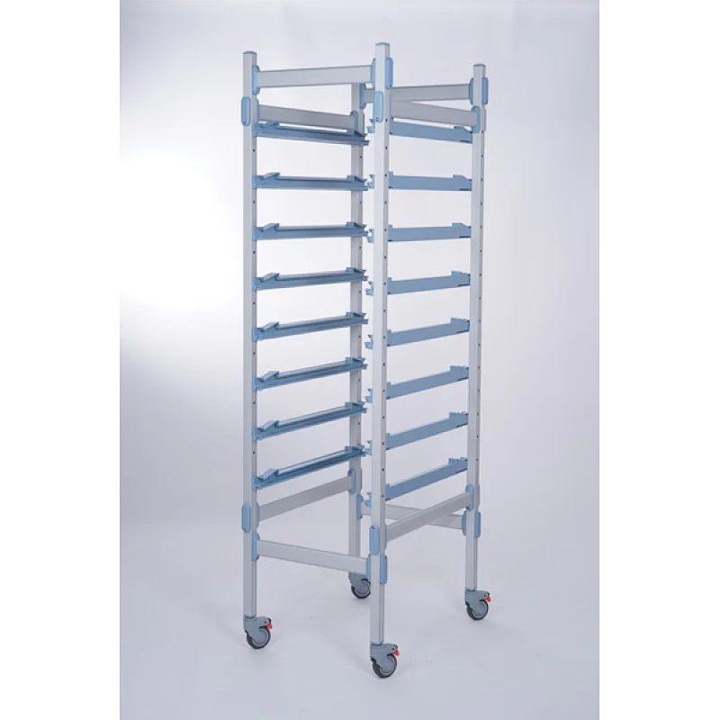 Modular Medical Storage shelving in alumium