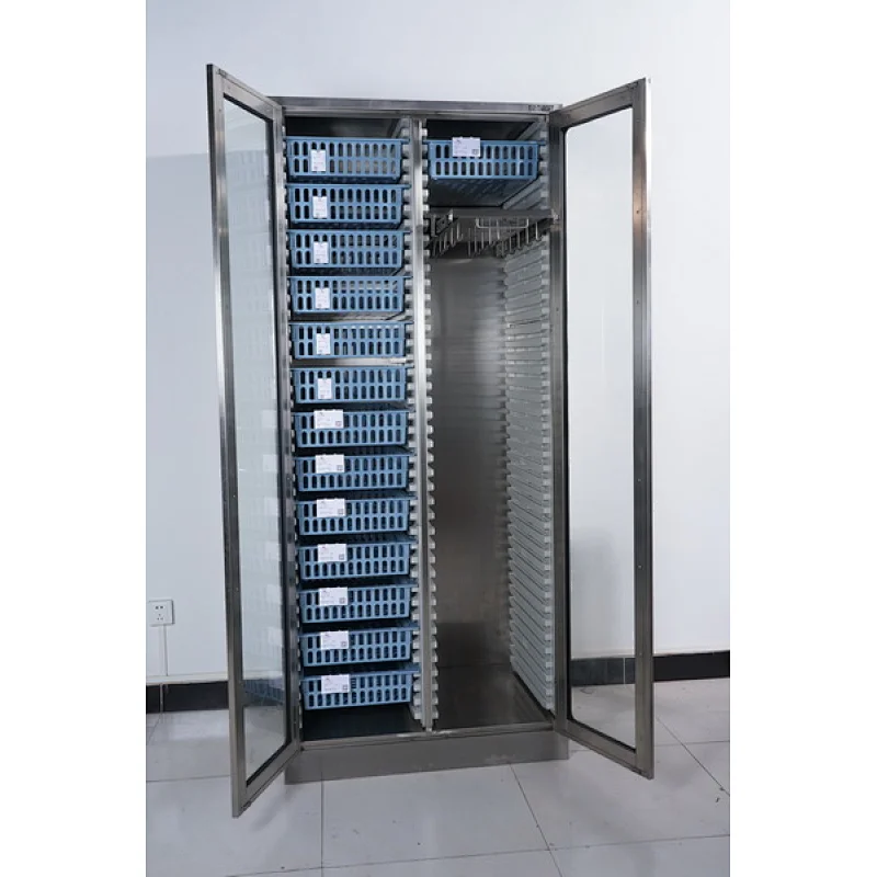modular medical storage cabinet in stanless steel