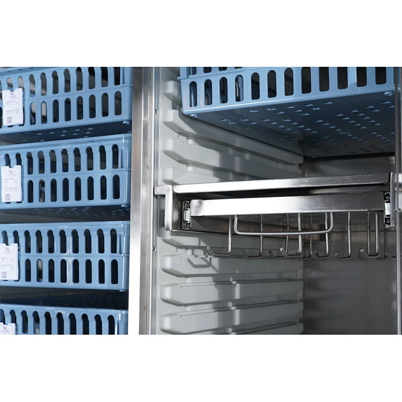 Hospital Metal Storage Cabinet with Glass Doors