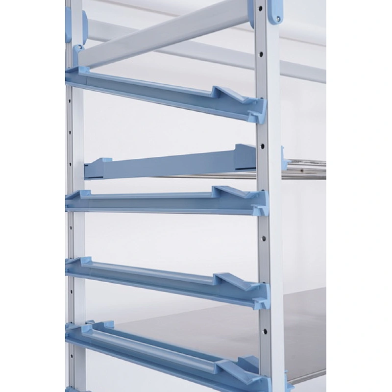 Estantería modular de almacenamiento médico en aluminio