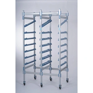 Estantería modular de almacenamiento médico en aluminio