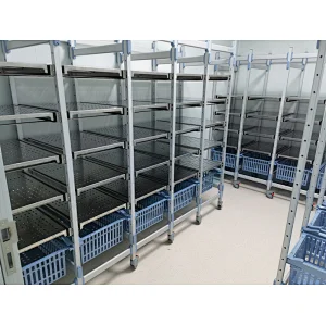 medical wall shelving