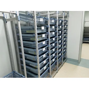 medical wall shelving
