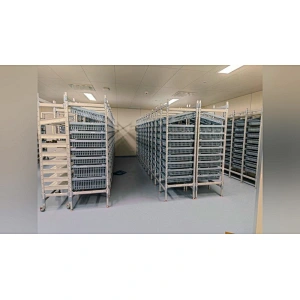 estantería de almacenamiento de farmacia