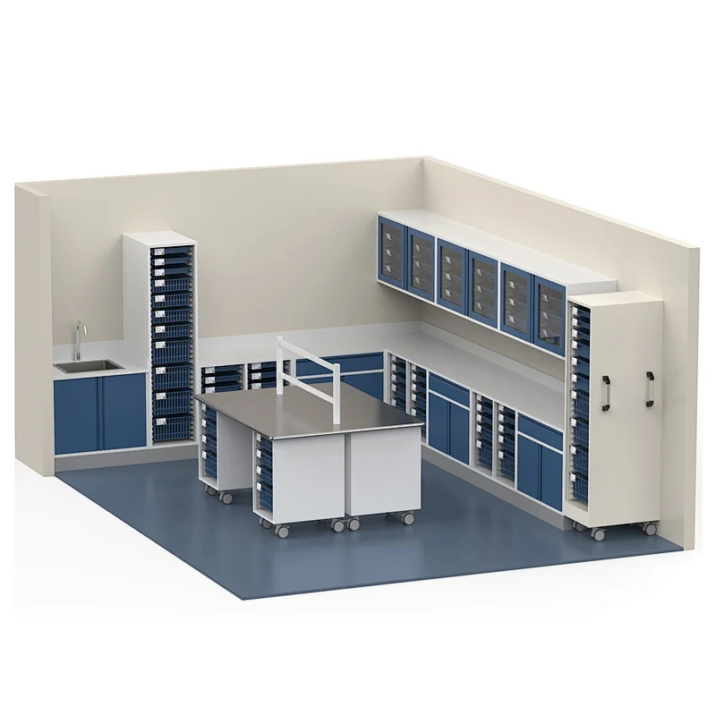 Modular Mobile roller Door Cabinet