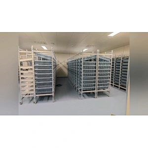 estantería de almacenamiento de farmacia