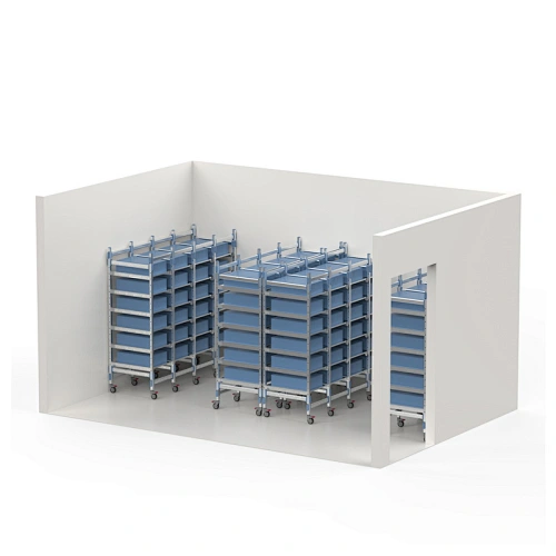 estantería de farmacia modular