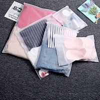 waterproof transparent soft clothes  packing bags custom packaging bags for clothes