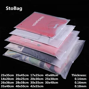 waterproof transparent soft clothes  packing bags custom packaging bags for clothes