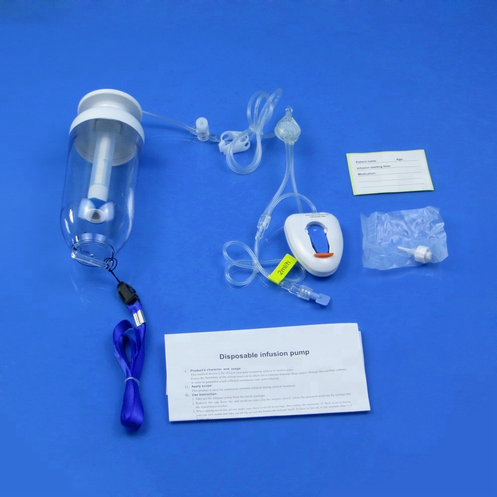 Soft Disposable Sterile Elastomeric Infusion Pump CBI+PCA