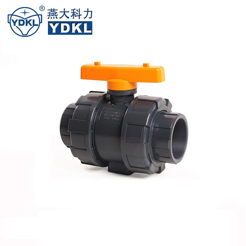 Full plastic male pvc ball valve 34