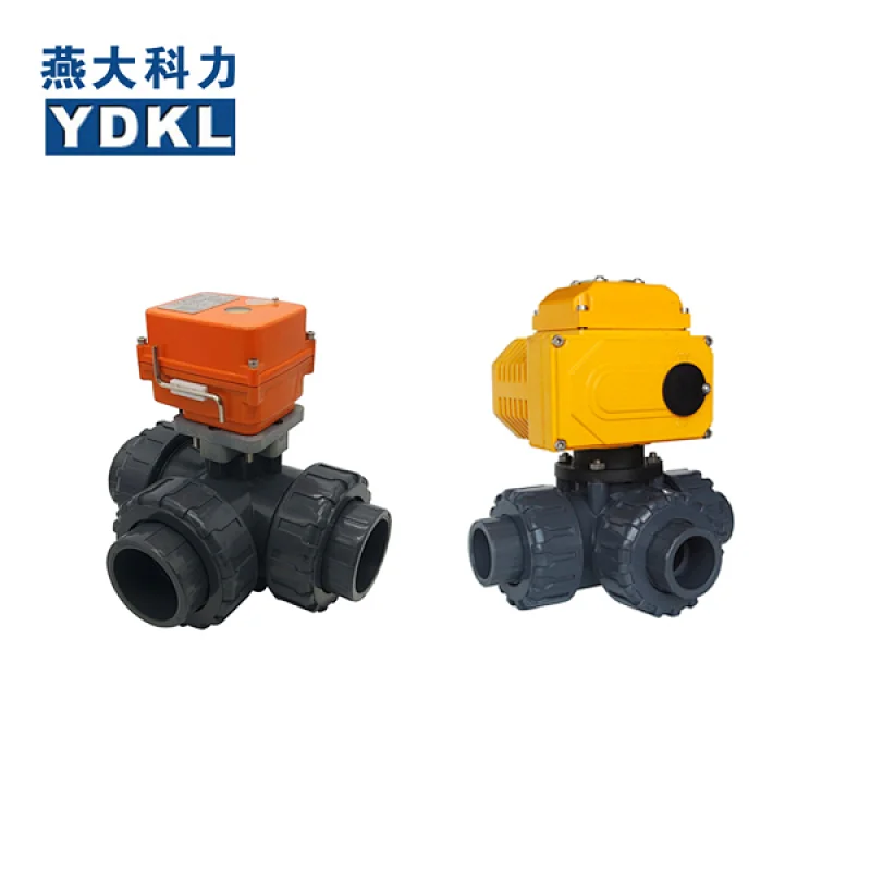 Three way 3way water pvc ball valve
