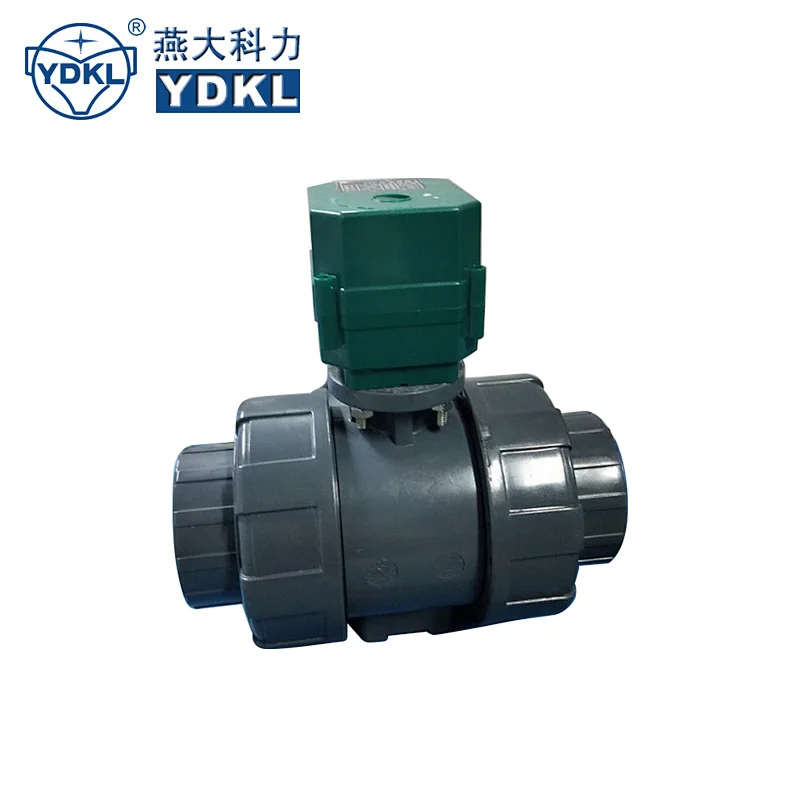 3 25mm pvc ball valve electric 12v