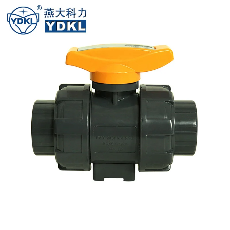 Manual double seat irrigation valve plastic