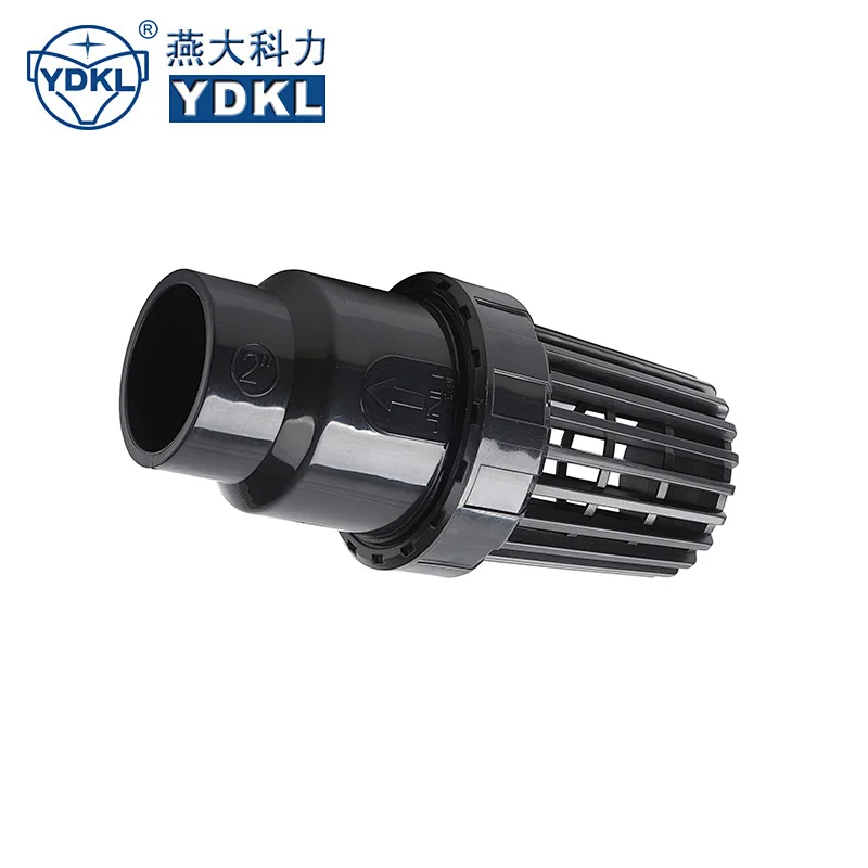 upvc pp hdpe foot valve strainer pvc