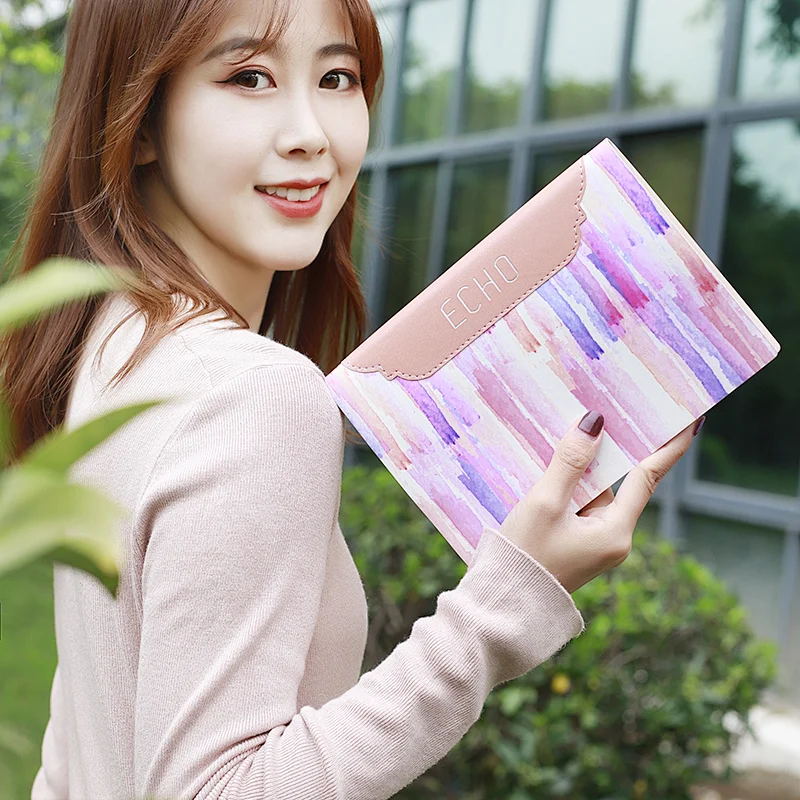 soft cover notebook with 4 color printing and combination A5 pu notebook 96 sheets 70g woodfree paper